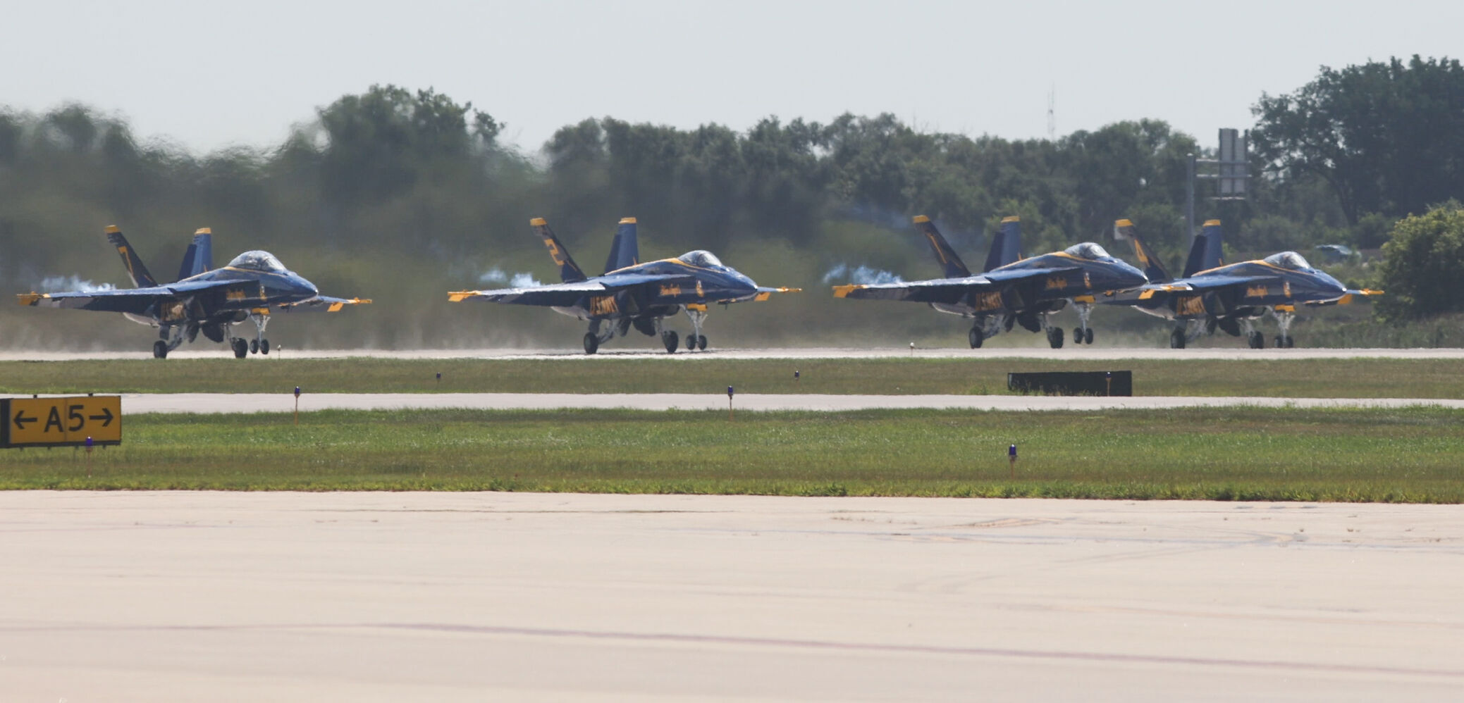 Chicago Air Show performers at Gary/Chicago International Airport